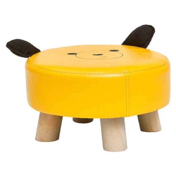 Mini Sofa Children Cartoon Baby Chair Lovely Chair(Yellow stool)