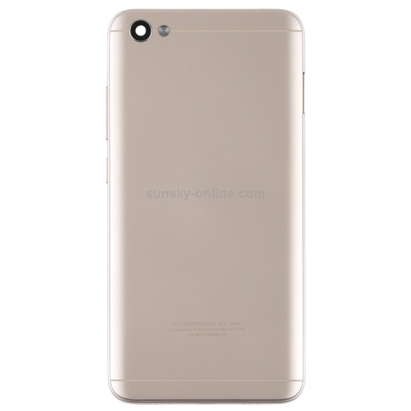 Back Cover with Camera Lens & Side Keys for Xiaomi Redmi Note 5A(Gold)