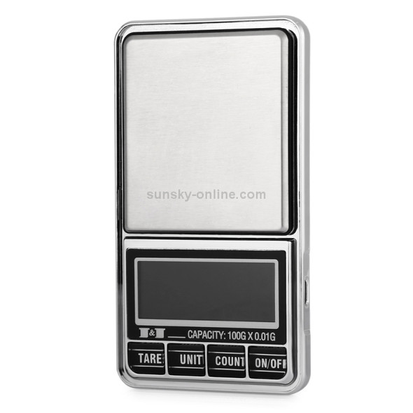 DS-29 100g x 0.01g High Accuracy Digital Electronic Scale Balance Device with 2.0 inch LCD Screen