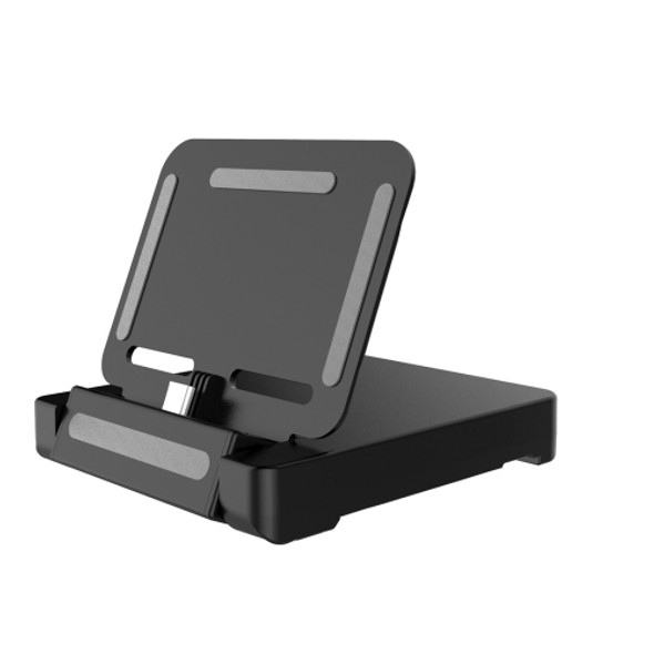 Portable Foldable Charging Charger Base Stand Station for Switch Lite (Black)