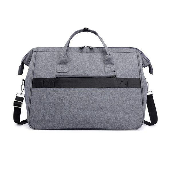 Large-capacity Business And Leisure Travel Bag Backpack Men's And Women's Handbag Shoulder Bag (Grey)