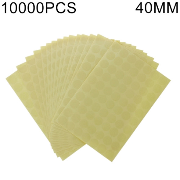 10000 PCS Transparent Round Shape Self-adhesive Sealing Sticker, Diameter: 40mm