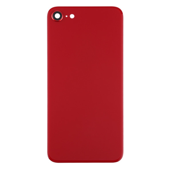 Glass Battery Back Cover for iPhone SE 2020(Red)