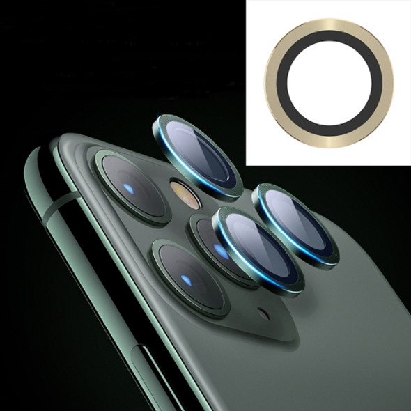 Joyroom JR-PF097 High-Transparent Glass Lens Stickers For iPhone 11 Pro Max(Gold)