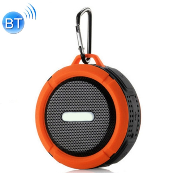 C6a Outdoor Chuck Wireless Bluetooth Car Speaker Suction Cup Speaker, Support TF Card(Orange)