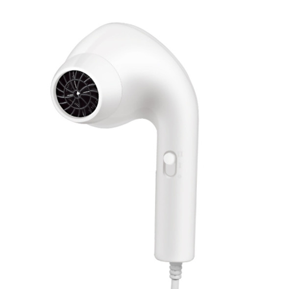 RF009 Strong Wind Hair Care Big Pea Mini Portable Hair Dryer, Product specifications: US Plug(Classic White)