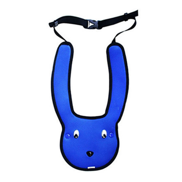 Car Child Rabbit Double Shoulder Seat Belt Adjuster (Blue)