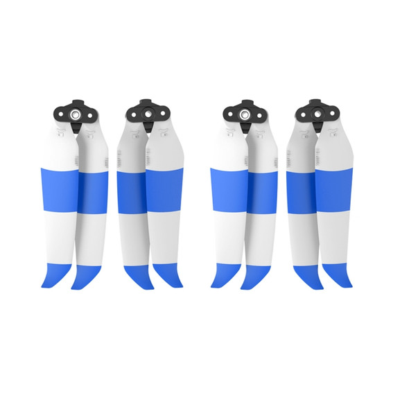 2 Pairs Sunnylife 7238F-2C For DJI Mavic Air 2 Double-sided Two-color Low Noise Quick-release Propellers(Blue White)