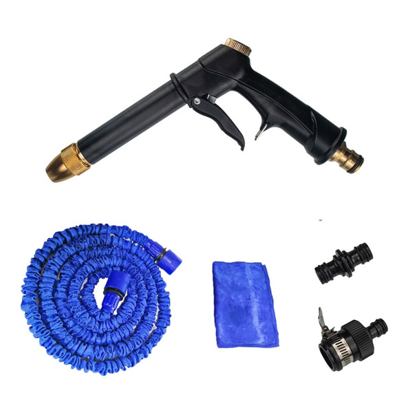 Car / Household Portable High Pressure Wash Water Gun Garden Irrigation Set(Black)