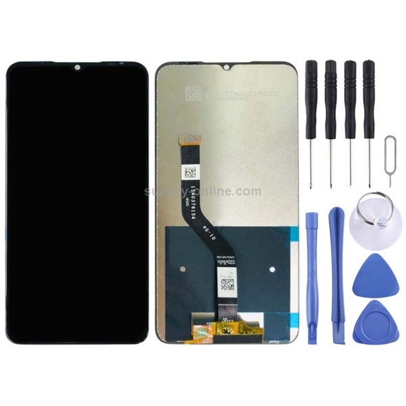 LCD Screen and Digitizer Full Assembly for Meizu Note 9 (Black)