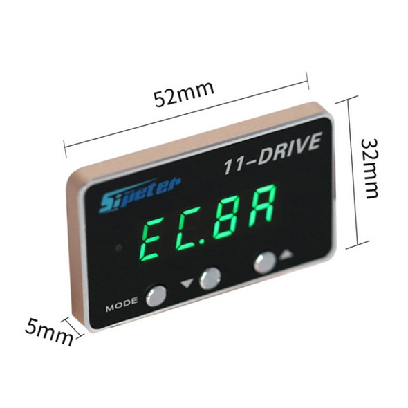 For Volkswagen Golf 2008- Sipeter 11-Drive Automotive Power Accelerator Module Car Electronic Throttle Accelerator with LED Display