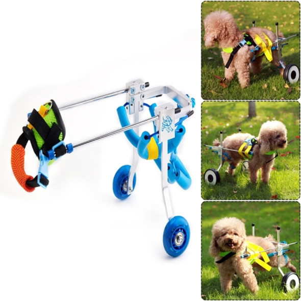 Pet Wheelchair Disabled Dog Old Dog Cat Assisted Walk Car Hind Leg Exercise Car For Dog/Cat Care, Size:XXXS