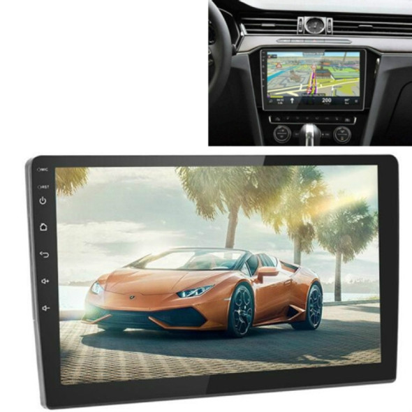 Universal Machine Android Smart Navigation Car Navigation DVD Reversing Video Integrated Machine, Size:9inch 2+16G, Specification:Standard+8 Lights Camera