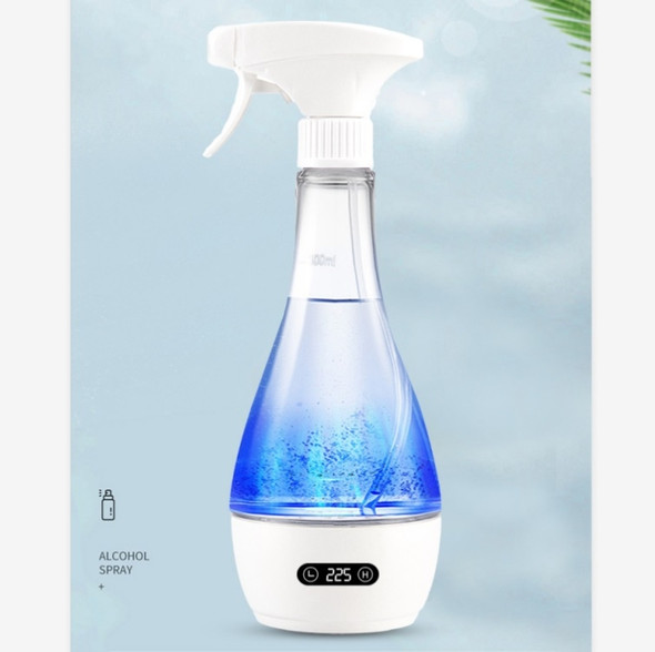 500ML Disinfection Water Maker Hypochlorite Disinfectant Clean Air Sprayer, Style:Touch + Display + Rechargeable