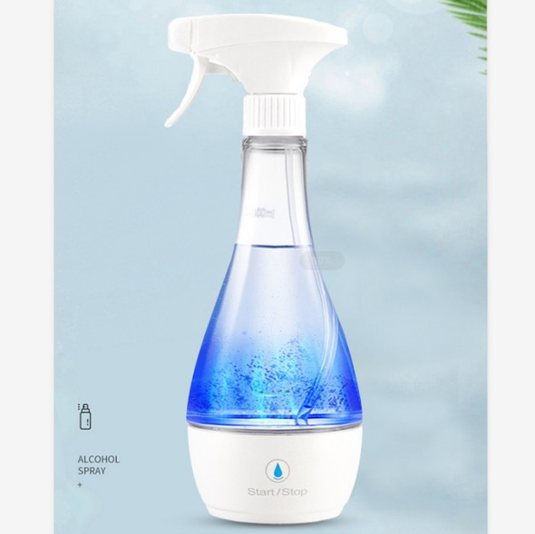 500ML Disinfection Water Maker Hypochlorite Disinfectant Clean Air Sprayer, Style:Touch + Rrechargeable