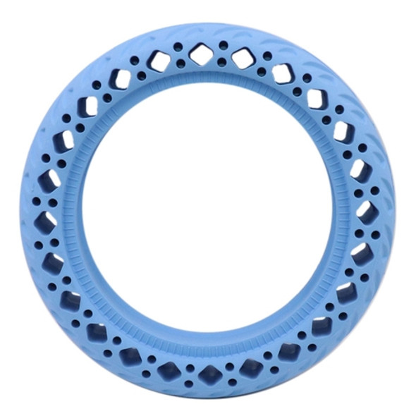 8.5 inch Electric Scooter Wear-resistant Shock-absorbing Decorative Pattern Tire Honeycomb Solid Tire, Suitable for Xiaomi Mijia M365(Blue)
