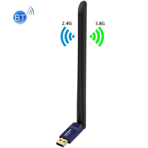 COMFAST CF-759BF 650Mbps Bluetooth 4.2 Dual-Band USB Desktop Wireless Network Card Free Drive WiFi Receiver