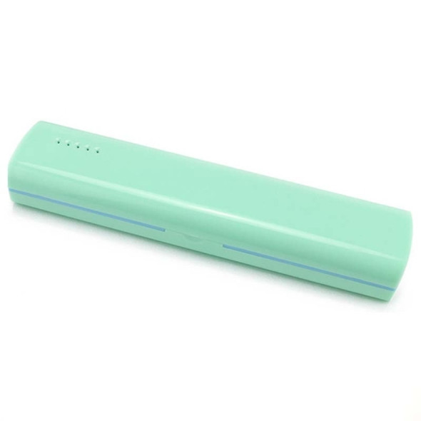 AT-15U Dry Battery/USB Plug-In Dual-Purpose Toothbrush Sterilizer Portable Toothbrush Sterilizer(Green)