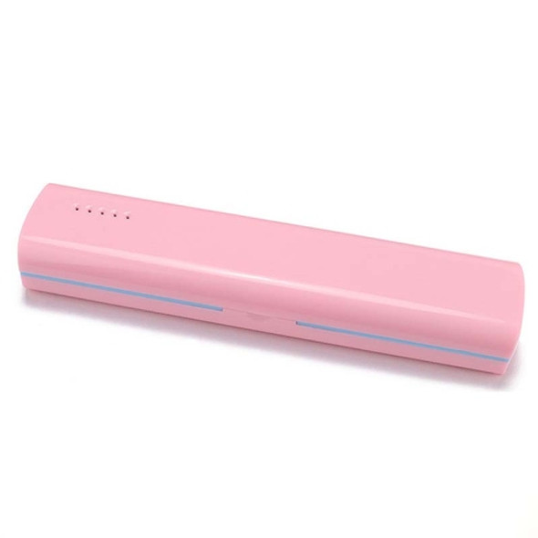 AT-15U Dry Battery/USB Plug-In Dual-Purpose Toothbrush Sterilizer Portable Toothbrush Sterilizer(Pink)