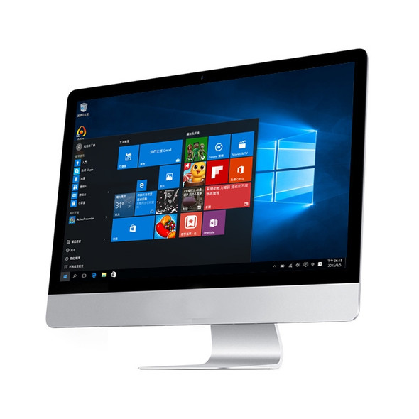 Y105 Desktop Computer PC, 23.8 inch, CoRE-I5_3470, 8GB+128GB, Windows 10, Intel HD Graphic 2500 CoRE-I5_3470 Quad Core 3.2~3.6GHz, WiFi, RJ45(Silver)