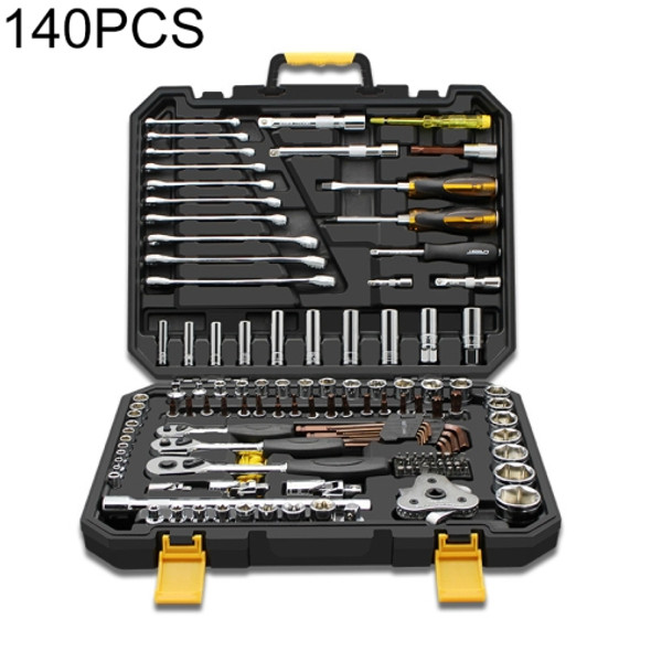 140 PCS  Ratchet Wrench Set Car Repair Combination Hardware Toolbox