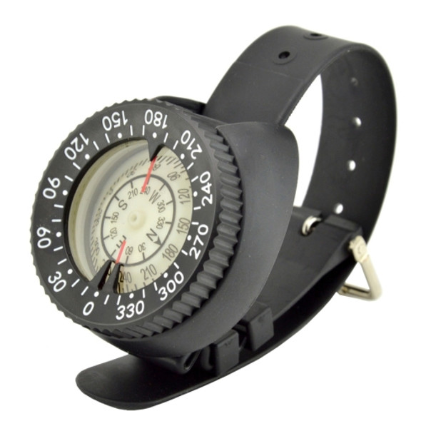 PW60 Watch-style Diving Compass Strong Magnetic Fluorescence Dial Corrosion-resistant Compass
