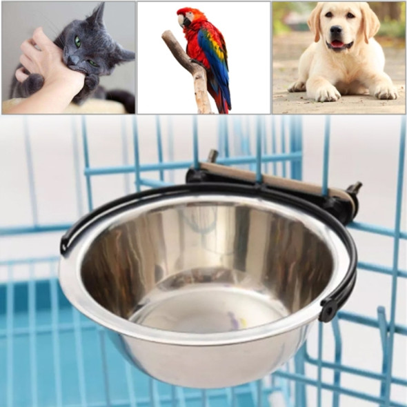 Stainless Steel Suspension Style Dog Feeding Bowl, Size: M