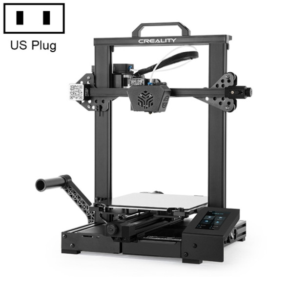 CREALITY CR-6 SE 350W Intelligent Leveling-free DIY 3D Printer, Print Size : 23.5 x 23.5 x 25cm, US Plug