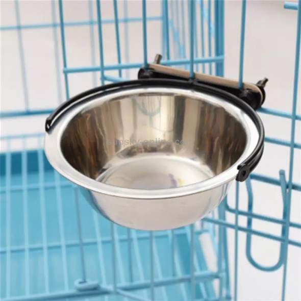 Stainless Steel Suspension Style Dogt Feeding Bowl, Size: L