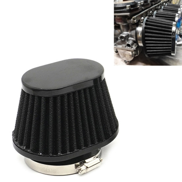 55mm XH-UN073 Mushroom Head Style Car Modified Air Filter Motorcycle Exhaust Filter(Black)