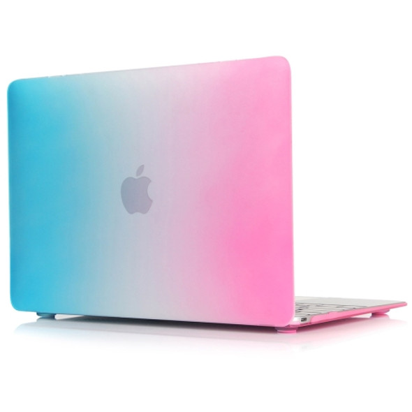 Blue and Pink Color Gradient Protective Case for MacBook Air 13.3 inch A1932 (2018)