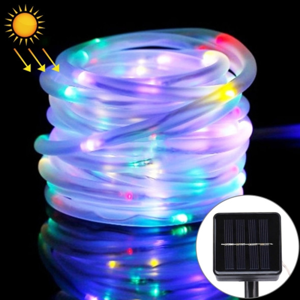 5m Casing Rope Light, Solar Panel  water resistant  50 LED(Colorful Light)
