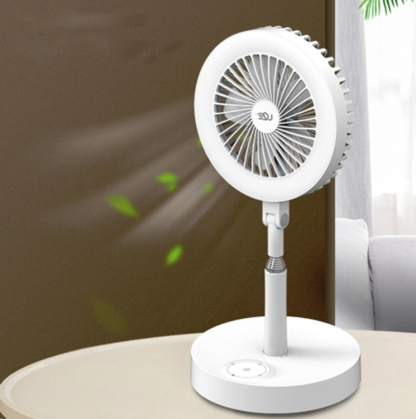 Home Fan Lamp Desktop Telescopic Floor Multi-function Rechargeable Fill Light Bracket