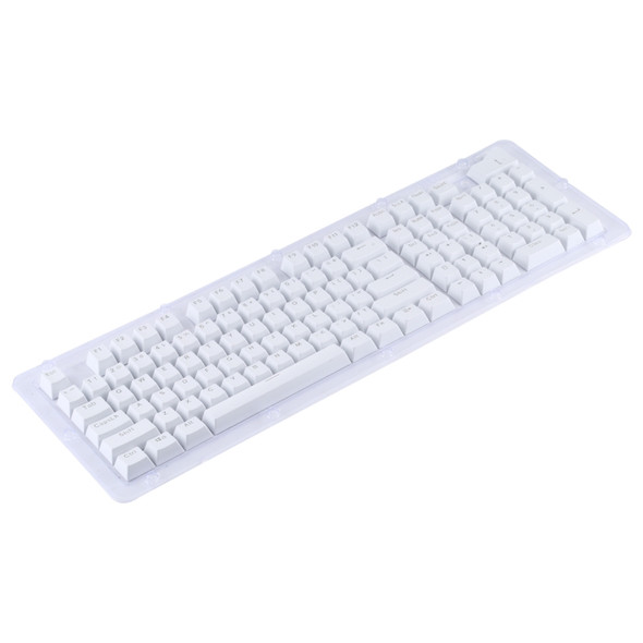 ABS Translucent Keycaps, OEM Highly Mechanical Keyboard, Universal Game Keyboard (White)