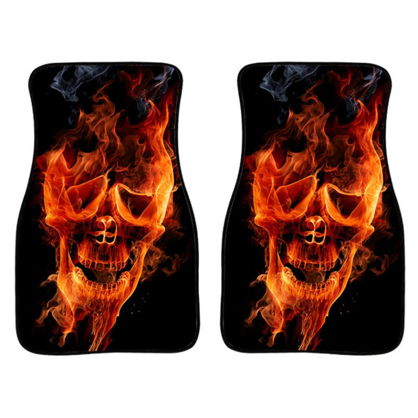 2 in 1 Universal Printing Auto Car Floor Mats Set, Style:4500GO