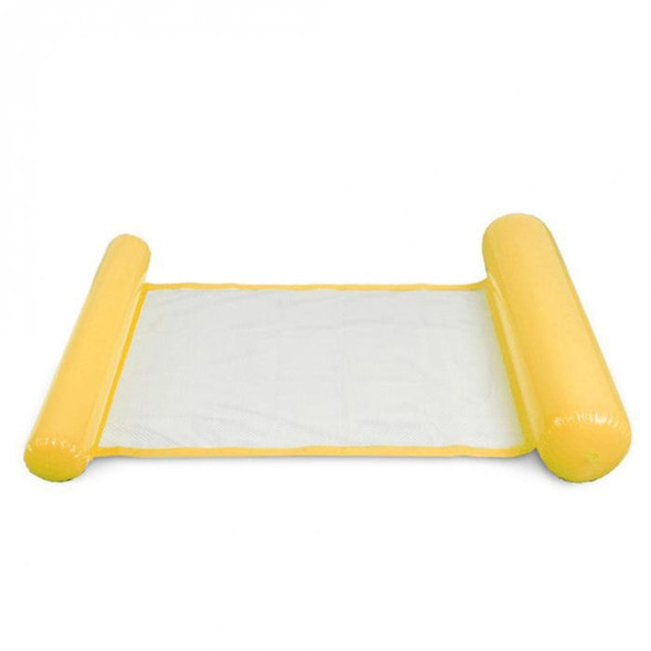 Foldable Double-purpose Backrest Float Hammock with Net, Size:120 x 75cm(Yellow)