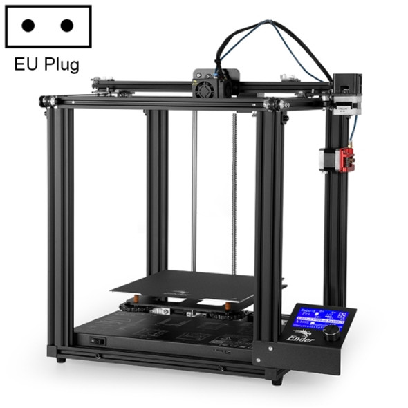 CREALITY Ender-5 Pro Silent Mainboard Double Y-axis DIY 3D Printer, Print Size : 22 x 22 x 30cm, EU Plug