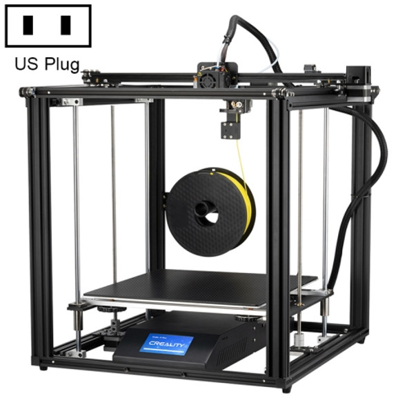 CREALITY Ender-5 Plus Auto Bed Leveling Filament End Sensor DIY 3D Printer, Print Size : 35 x 35 x 40cm, US Plug