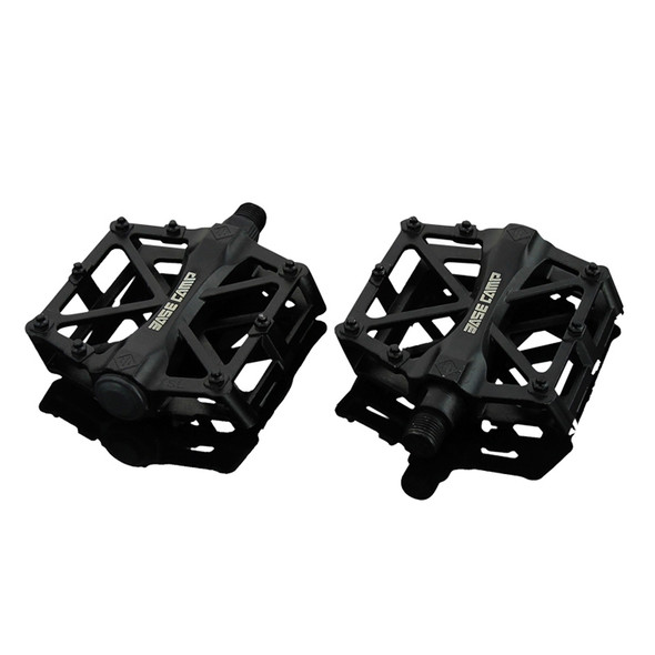 BaseCamp BC-671 Aluminum Alloy Pedal Non-slip Comfortable Bicycle Pedal (Black)