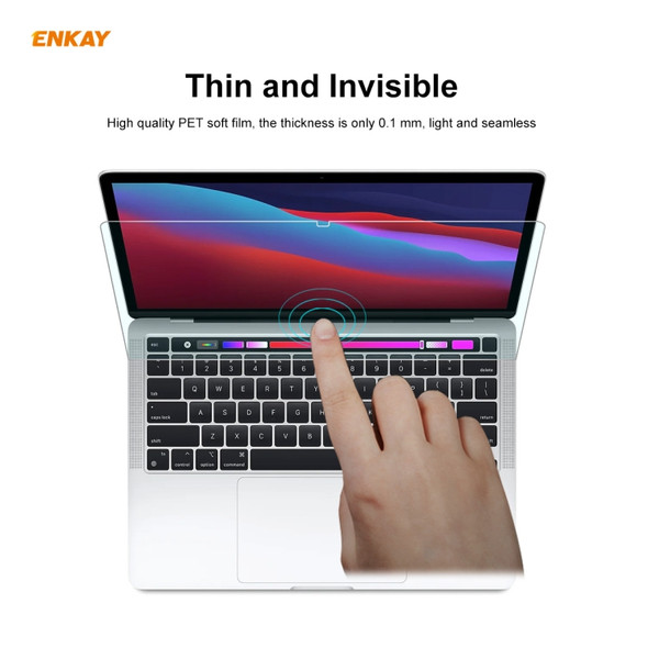 ENKAY For MacBook Pro 16 inch A2141 (2019) Laptop Clear HD PET Screen Protector