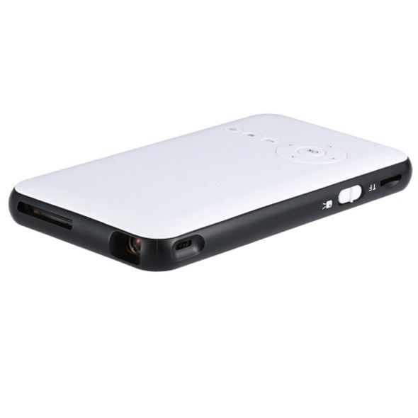 Wejoy DL-S6 1000 Lumens 854x480 Smart Mini Projector, RK3188T CPU, 1GB+8GB, Android 4.4, Bluetooth, WiFi, HDMI(White)