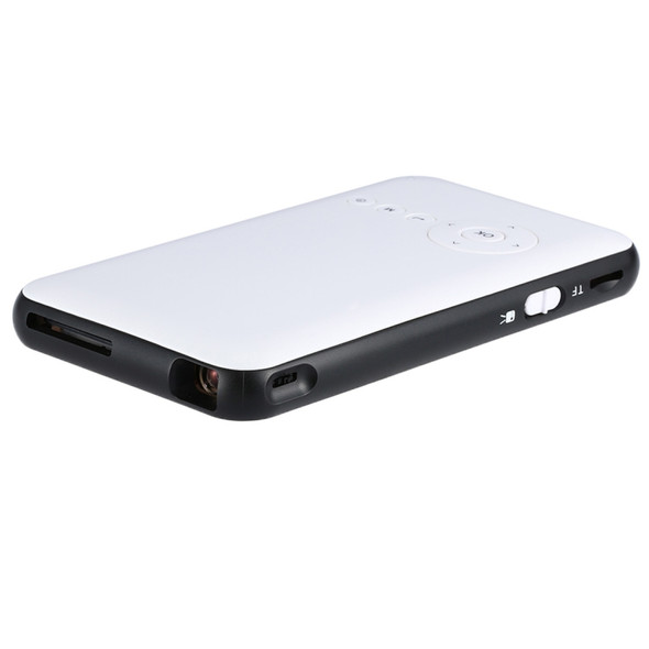 Wejoy DL-S6 1000 Lumens 854x480 Smart Mini Projector, RK3188T CPU, 1GB+8GB, Android 4.4, Bluetooth, WiFi, HDMI(White)