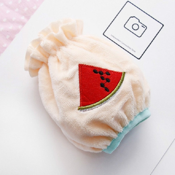 Children Autumn and Winter Short Cartoon Fruit Pattern Anti-fouling Cuffs Protective Sleeves, Size:One Size(Watermelon)
