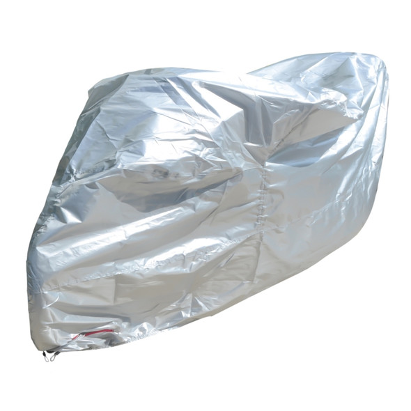 210D Oxford Cloth Motorcycle Electric Car Rainproof Dust-proof Cover, Size: XL (Silver)