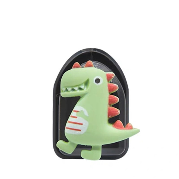 10 PCS Car Hook Car Sticky Multifunctional Mini Small Hook Car Seat Back Hook, Colour: Green Dinosaur