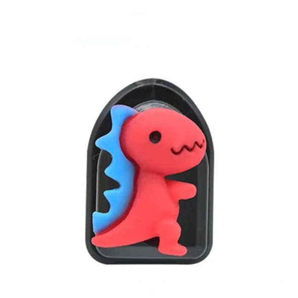 10 PCS Car Hook Car Sticky Multifunctional Mini Small Hook Car Seat Back Hook, Colour: Red Dinosaur