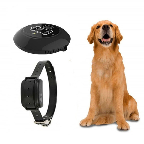 Electronic Fence Wireless Pet Training Device Bark Stop, Plug Type:UK Plug(With 1 Collar)