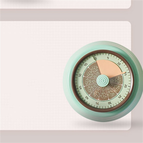 Kitchen Magnet Mechanical Timer Alarm Clock Countdown(Green)