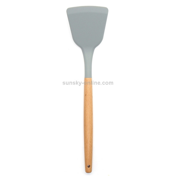Kitchen Silicone Frying Scoop Fry Shovel Spatula Cooking Utensil