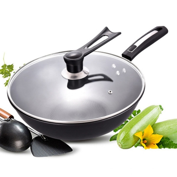 Gas Cooker Universal Uncoated Wok, Mouth Diameter: 32cm